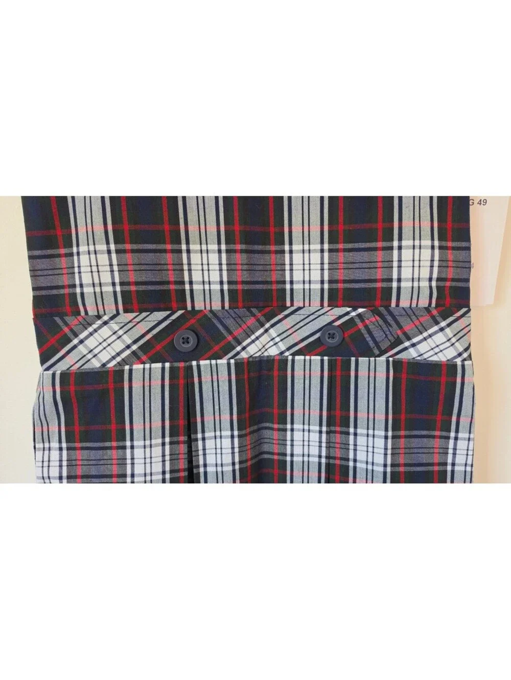 NWT Becky Thatcher Elderwear Girls Plaid School Uniform Pleated Dress, Sz 5, #97